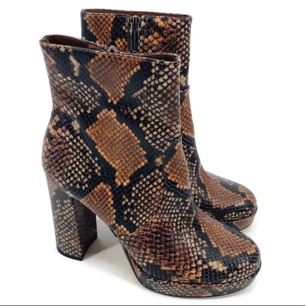 Vince Camuto • NWOT Jemeria Snake Print Platform Boots
